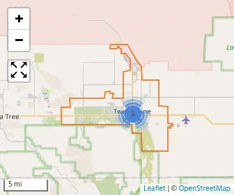 Area schools map
